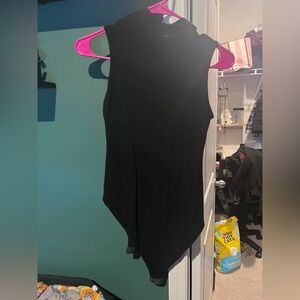 Black Sleeveless Bodysuit